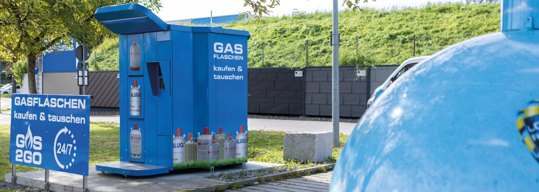 Gasflaschenautomaten – 24/7 kaufen und tauschen